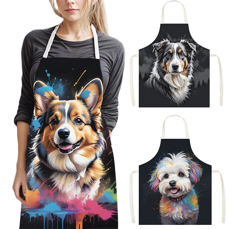 Home Cooking Dog Food - 女性用キッチンエプロン,シェフ用キッチンエプロン,ピナフォア,コギー,ビション,フリーゼ,サモエ犬,チワワ,ジャーマンシェパード,家庭用掃除服
