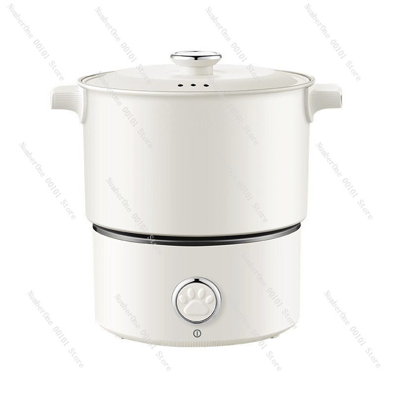Hot Pot Portable Dual - デュアル電圧電気調理鍋 110V-220V、折りたたみ式トラベルホットポット、ポータブルミニクッカー、海外旅行に最適、コンパクト