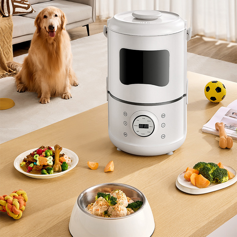 Home Cooking Dog Food - ペットフードプロセッサーDIY猫＆犬用フードメーカー5L業務用＆家庭用電動ペットフードマシンパルスミキシング蒸気調理