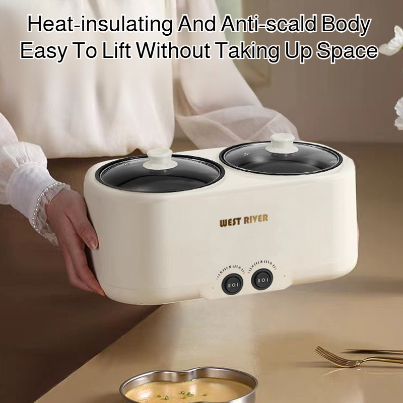 家庭用電気フライパン 多機能ダブルポット ノンスティック調理 - Home Cooking Services のレビューと価格