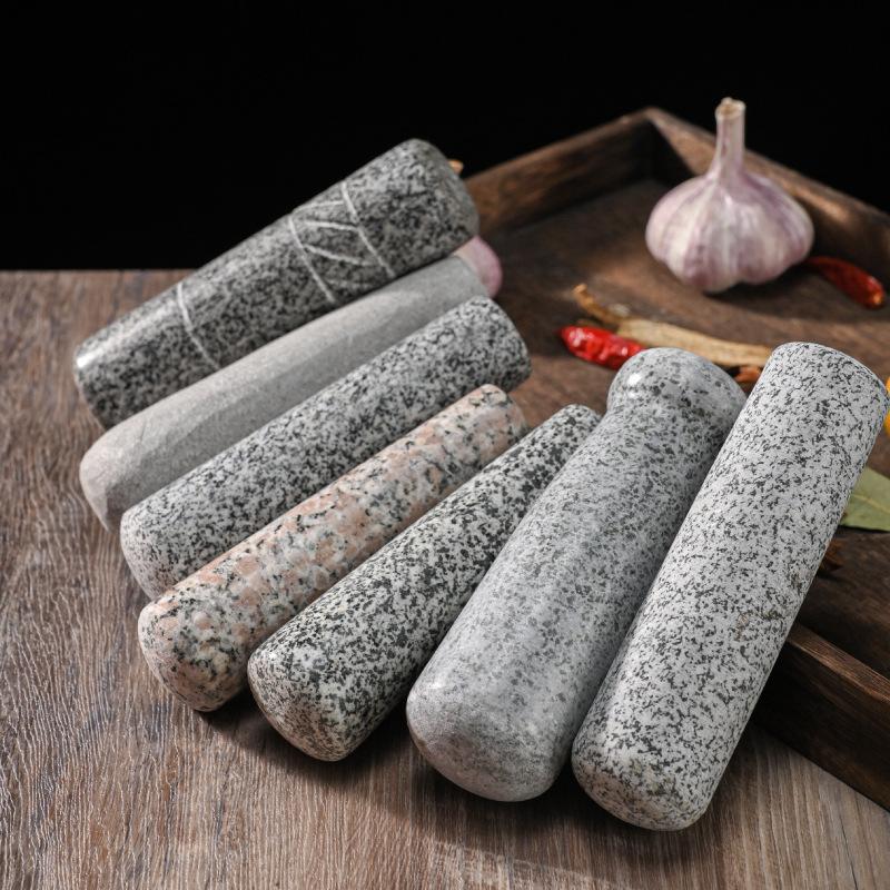 天然花崗岩製の乳鉢と乳棒、頑丈で磨き上げられた、汚れに強い、 - Mortar Pestle Granite のレビューと価格