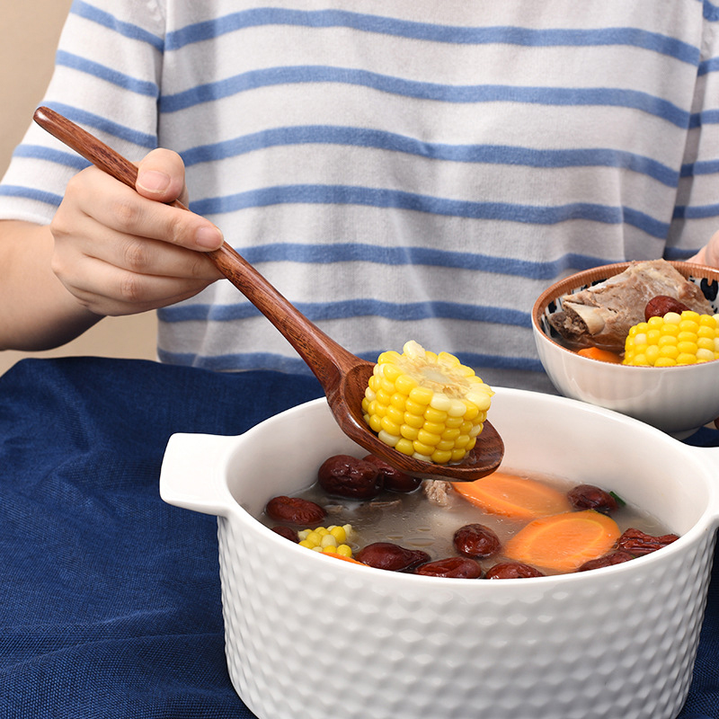 ロングハンドルラーメン木製スプーン日本キッチン調理器具食器サ - Home Cooking Services のレビューと価格