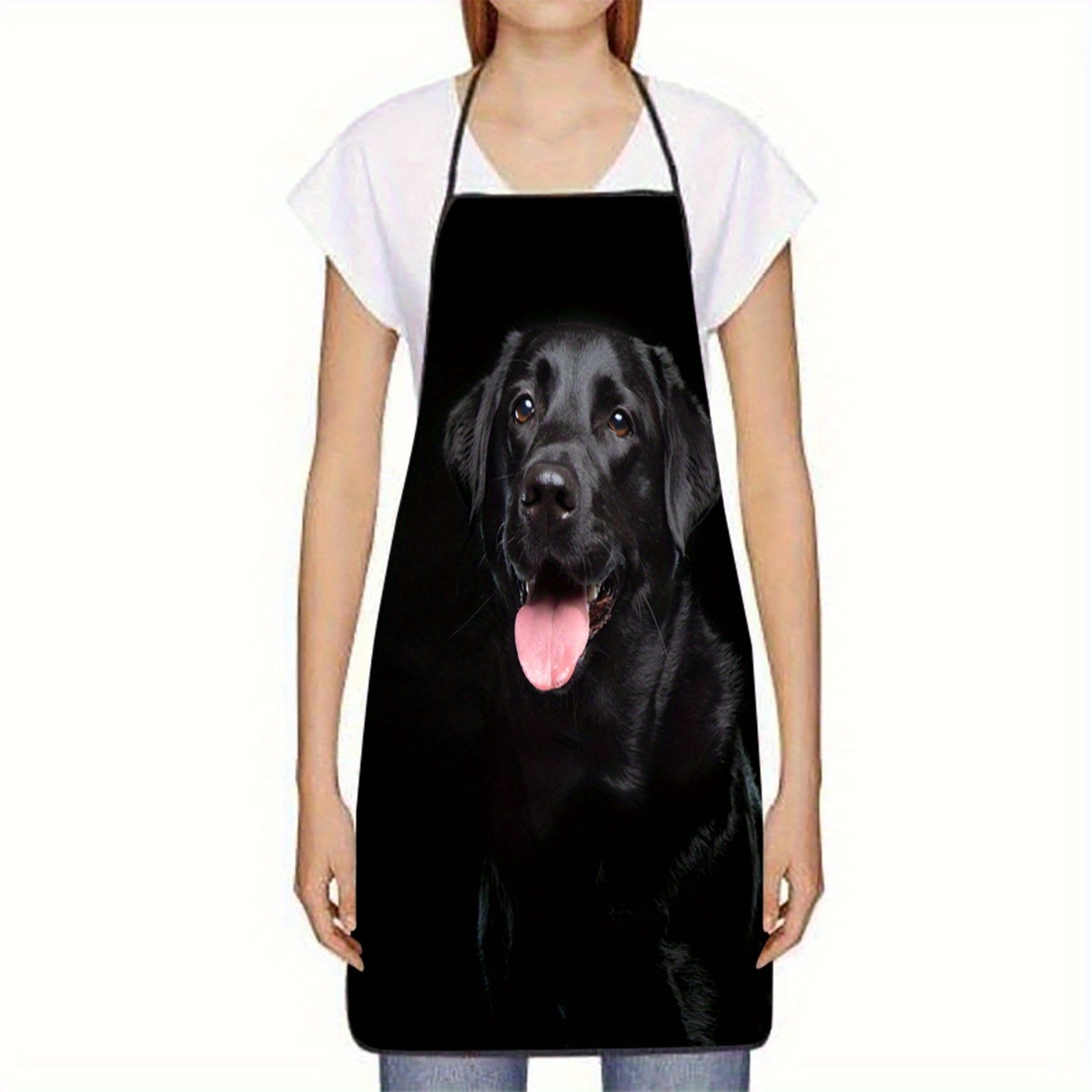 ブラックラブラドール犬プリントエプロン1枚 - 家庭のキッチ - Home Cooking Dog Food のレビューと価格