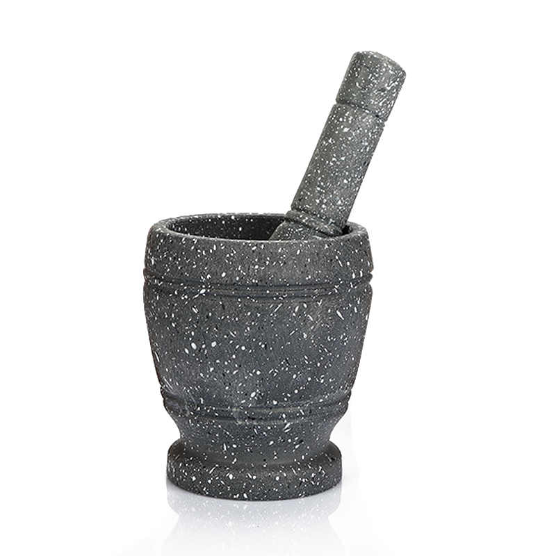 ハーブ,スパイス,コショウ,固体材料用の新しい花崗岩の皮むき - Mortar Pestle Granite のレビューと価格