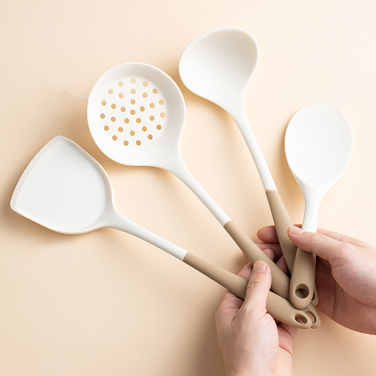 シリコンキッチン用品セット,調理器具,鍋,シャベル,漏れスプ - Home Cooking Services のレビューと価格