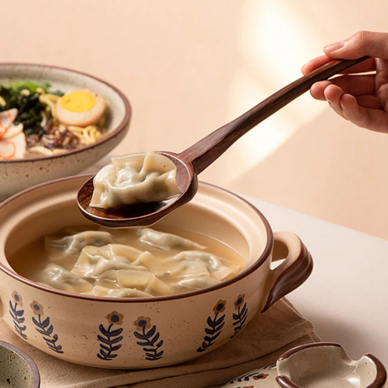 ロングハンドルラーメン木製スプーン日本キッチン調理器具食器サ - Home Cooking Services のレビューと価格