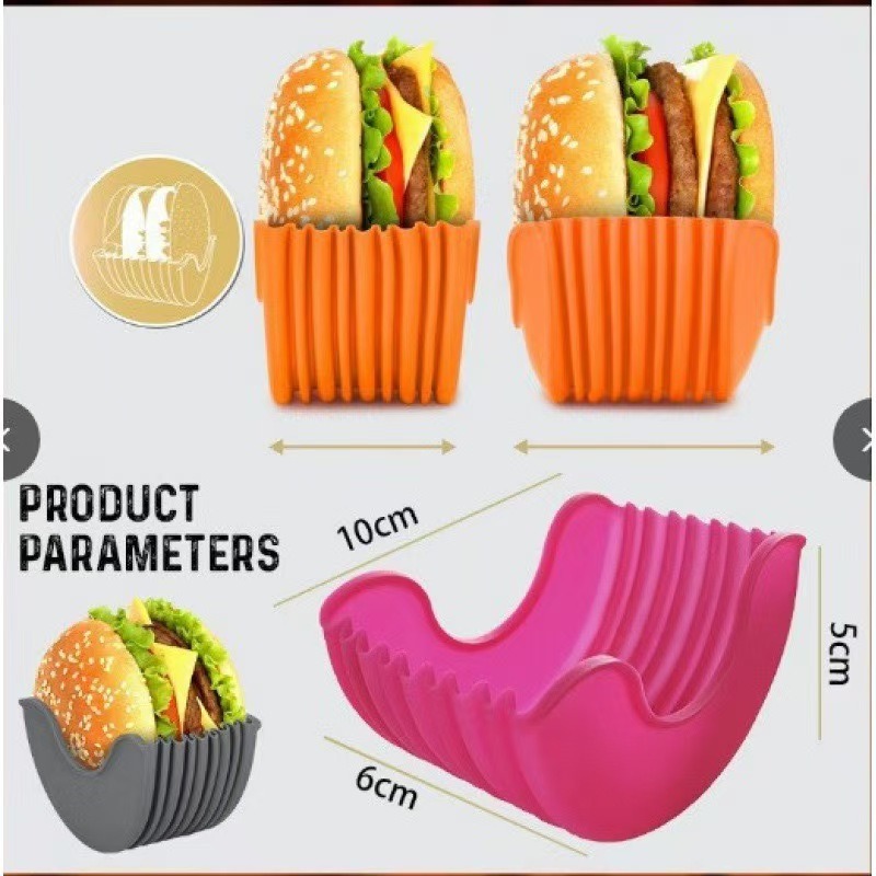 調整可能なシリコン製バーガーホルダー、食品グレードシリコン、 - Home Cooking Dog Food のレビューと価格
