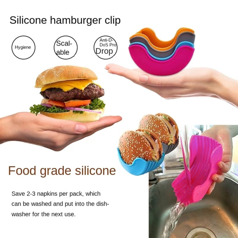 調整可能なシリコン製バーガーホルダー、食品グレードシリコン、 - Home Cooking Dog Food のレビューと価格