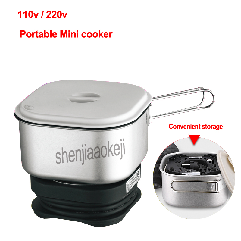 350 ワットデュアル電圧ポータブルミニクッカー寮茹で麺茹で - Hot Pot Portable Dual のレビューと価格