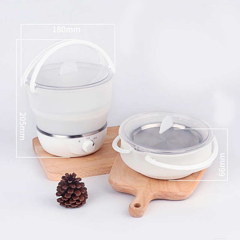 折りたたみ式電気鍋ポータブル多機能電気シチュー鍋デュアルボル - Hot Pot Portable Dual のレビューと価格