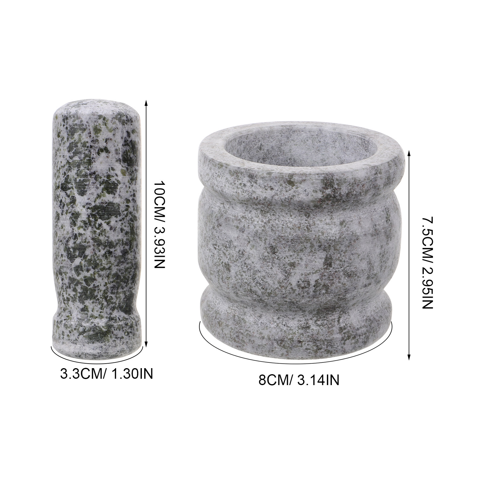 1セット花崗岩製乳鉢と乳棒セット、天然石製粉砕ボウル、ニンニ - Mortar Pestle Granite のレビューと価格