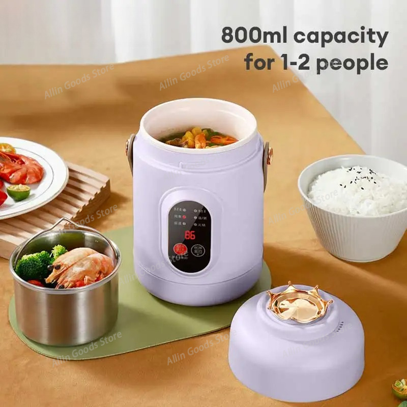 ポータブル多機能ミニ電気炊飯器旅行用ホットポットと炊飯器家庭 - Hot Pot Portable Dual のレビューと価格