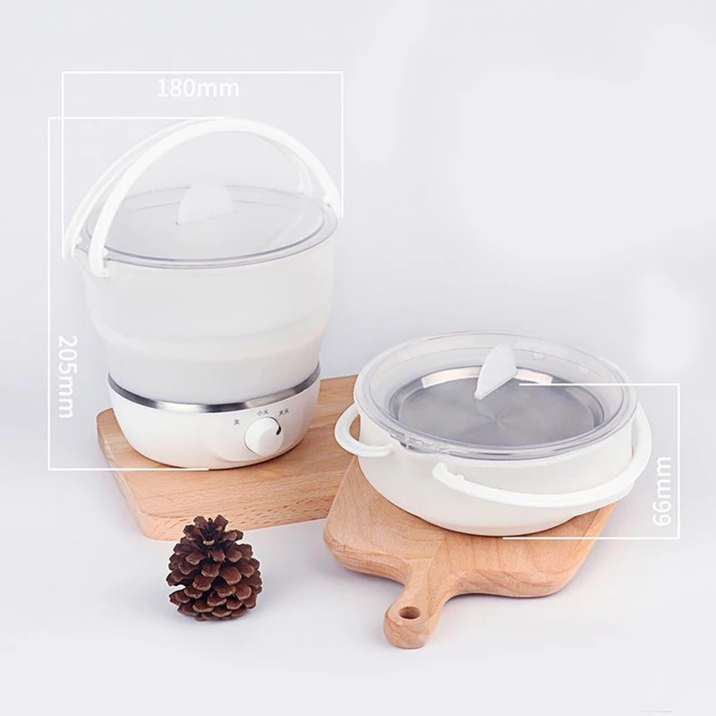 折りたたみ式電気鍋 ポータブル多機能電気シチューポット デュ - Hot Pot Portable Dual のレビューと価格